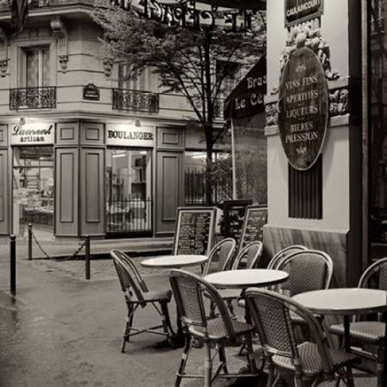 Café, Montmartre Poster Print by Alan Blaustein - Item # VARPDXABFR657